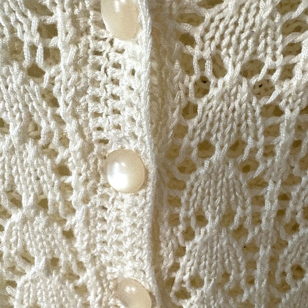 I.N. Studio Ivory Lace Blouse - Picture 4 of 7